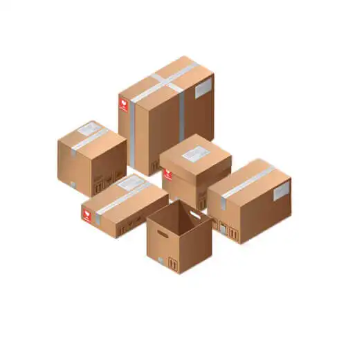 Небольшая коробка упаковка картонные коробки для упаковки электронной коммерции доставка