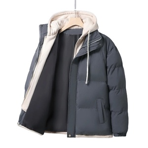 Chaqueta acolchada para hombre 2025 con cuello levantado, nueva moda, estilo callejero, precio al por mayor, abrigo de invierno - Product Image 1