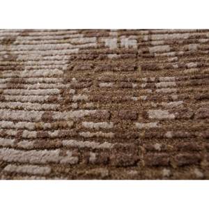 Uvenuti Abstract Pattern Beige & <b>Brown</b> Hand Knotted <b>Wool</b> & Bamboo Silk Rug for Home LRB-1670 - Product Image 3