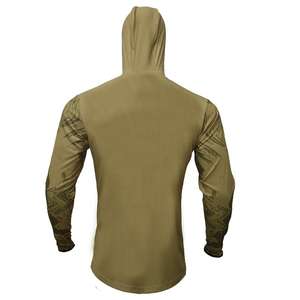Long Sleeve Sun Protection Lightweight Outdoor <b>Hiking</b> Hooded Fishing <b>Shirts</b> OEM Custom Design Polyester UPF50 Fishing Hoodies - Product Image 2