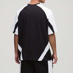 Ensemble T-shirt et short pour homme 100 % coton OEM, mode estivale décontractée, vente en gros, logo personnalisé, ensemble imprimé - Product Image 2