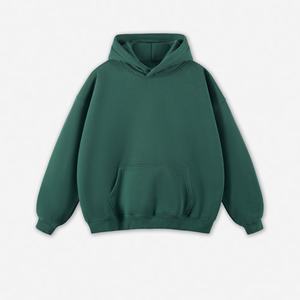 Sweat-shirts en molleton unis tendance pour hommes, coupe classique, style pull-over, 100 % coton, séchage rapide, écologiques, pour l'hiver, streetwear quotidien - Product Image 6