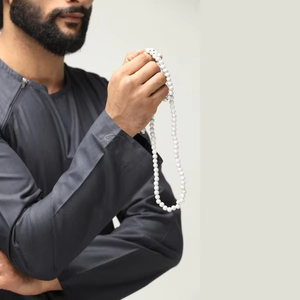 Parche de bolsillo Thobe tradicional islámico para hombre de calidad superior más vendido al por mayor cremallera lateral personalizada teñida en gris - Product Image 4