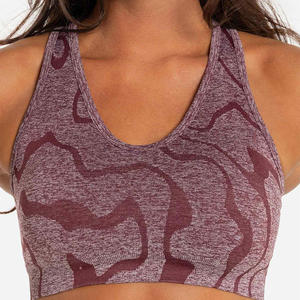 Sujetador deportivo de talla grande S 5XL para mujer con logotipo personalizado para mujer de busto grande, sujetadores deportivos de alto soporte para Fitness y gimnasio, ropa deportiva - Product Image 4