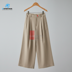 Pantalons cargo amples pour hommes en coton 100% avec plusieurs poches, légers, décontractés, streetwear, logo personnalisé, devant plat, coupe mi-lâche - Product Image 6
