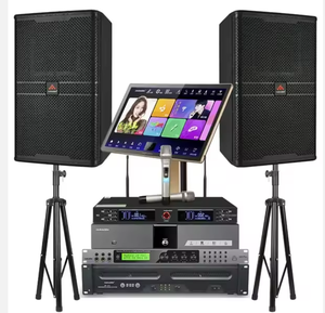 Sistema de Karaoke Todo en Uno con Pantalla Táctil de 21.5 Pulgadas y Sistema Android, Micrófono de 10 Pulgadas, Woofer, Sonido de Alta Fidelidad, USB/Tarjeta SD - Product Image 1