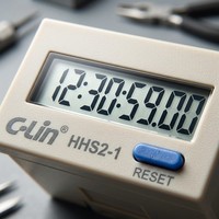Timer Elektronik C-lin HHS2-1(DHC3L) Otomatisasi Kontrol Industri 9999 jam 59 menit 59 detik AC220V