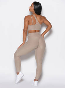Respirant personnalisé taille élastique Scrunch bout à bout durable Yoga Leggings taille haute vêtements de sport Leggings ensemble d'entraînement de gymnastique pour les femmes - Product Image 4