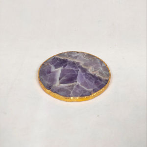 Wood Coasters with agate & resin - Set of 4 Cup Coasters for Home Office Bar Decor <b>Blue</b> Coasters Wood <b>Placemats</b> from India sale - Product Image 1