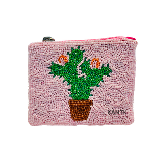 Beaded American Flag Coin <b>Purse</b> Handmade Patriotic Beadwork Wallet Red White & Blue <b>Zip</b> Pouch - Product Image 4