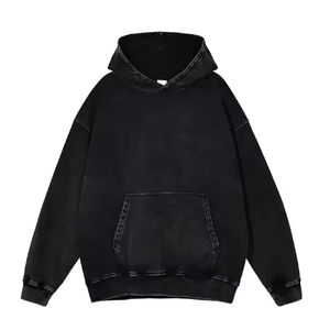 Sudadera con Capucha Personalizada en Verde Salvia con Lavado Ácido para Hombre, Estilo Oversize con Hombros Caídos, Tipo Pullover, Marca Privada OEM Trackstar - Product Image 1