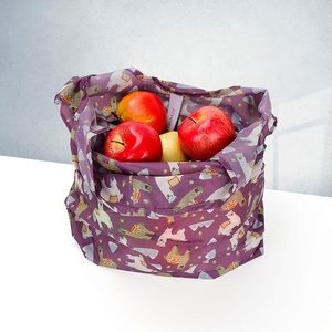<b>Folding</b> Shopping <b>Bag</b> with Polyester Fiber Material Customizable Size & Pattern Handle for Shops/Groceries/Supermarkets - Product Image 4