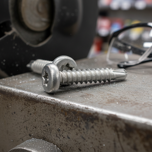 PDC Model 7.1 <b>Pan</b> Head Stainless Steel (304/316/410) Self-Drilling Screws Class 8 Grade Natural Finish High Strength Metric - Product Image 1