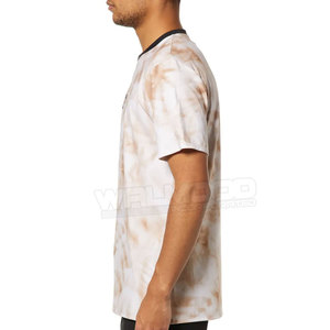Camiseta personalizada de cuello redondo para hombre, Tie-Dye Camiseta de manga corta con estampado de alta calidad, venta al por mayor - Product Image 6