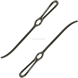 Cuchara Ureteral Curva Uchida, Ancho de Mandíbula de 8 mm, Instrumento Quirúrgico Urológico de Acero Inoxidable, Certificado ISO13485 Clase II Manual CE - Product Image 3