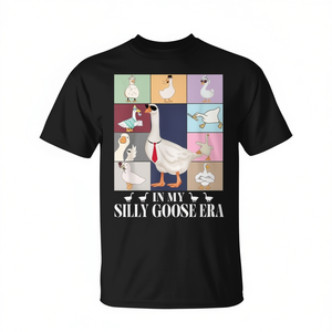 Camiseta In My Silly Goose Era para amantes de los animales, diseño retro, ajuste unisex - Product Image 2
