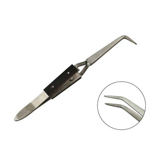 Pinzas antiestáticas negras para trabajos artesanales/pinzas Esd mecánicas electrónicas industriales/pinzas de soldadura - Product Image 5