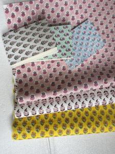 Bloque de madera con estampado Floral naranja hecho a medida, papel hecho a mano de algodón impreso, un solo lado para uso, envoltorio de regalo, cubiertas de diario - Product Image 3