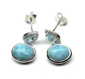 Pendientes de Aro con Forma Ovalada de Amatista, Plata de Ley 925 Chapada en Oro, para Mujer, Románticos, para Aniversario, Forma de Corazón - Product Image 3