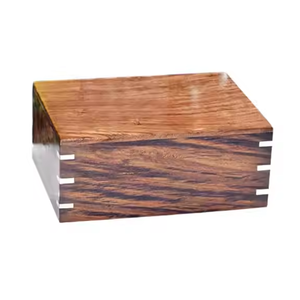 Urnas de madera para mascotas más valiosas Urna de cremación de madera de mosaico impresa a mano Urna de madera de acacia de calidad superior en precio asequible - Product Image 3
