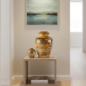 Urna Funeraria de Madera Grande Premium para Cenizas Humanas de Adultos |   Urna Funeraria Conmemorativa Hecha a Mano de Madera y Resina - Product Image 6