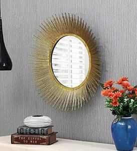 Oro Hierro Gabe Espejo Pared Decorativa Hogar Sala de estar Decoración - Product Image 3