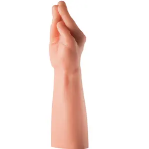Gode de poing de 30 cm (11.81 pouces) avec des stocks en forme de poing de gode à main de haute qualité sont disponibles pour jouet sexuel adulte gode à bras de poing