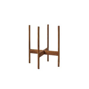 Support de plante en bois sur mesure de qualité supérieure pour une utilisation intérieure et extérieure 100 et support de plante en bois naturel avec conception naturelle - Product Image 3