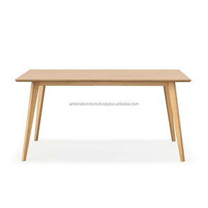 Juego de mesa de comedor Rectangular elegante y moderna con 6 sillas minimalistas para cafetería, restaurante, cocina, uso al aire libre y Hotel - Product Image 3