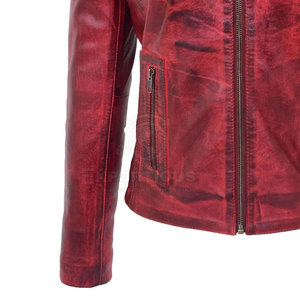 Winter Warm Genuine Leather <b>Jacket</b> Casual Wear <b>Lightweight</b> <b>Women</b> Leather <b>Jacket</b> In Reasonable Price - Product Image 6