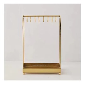 Porte-bijoux de style cabane avec un design unique parfait pour afficher des colliers, des bracelets et des boucles d'oreilles pour la décoration intérieure et le magasin - Product Image 2