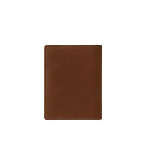 Cartera de Viaje de Cuero Premium Marrón para Tarjetas y Pasaportes - Product Image 3