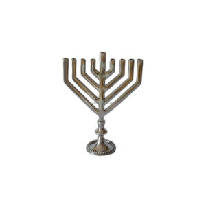 Colored Menorah <b>Candle</b> <b>Holder</b> With Base Polished Finishing Metal <b>Candle</b> Stand Home <b>Dinner</b> and Wedding Decor Candlestick <b>Holders</b> - Product Image 2