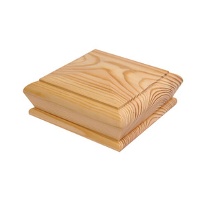 Premium Hardwood <b>Post</b> <b>Caps</b> Antique Appearance Wooden <b>Fence</b> <b>Caps</b> <b>for</b> Residential Deck and Furniture Decoration - Product Image 1