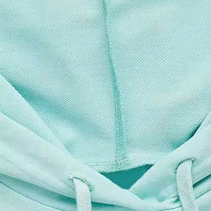 Sudaderas con capucha Fabricante personalizado de algodón/poliéster Color sólido Forrado Crop Top Sudaderas con capucha para mujeres Mejor venta Servicio OEM - Product Image 3