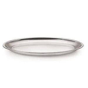 Meilleure vente de plaque métallique plaque multifonctionnelle en acier inoxydable sûr poli miroir personnaliser la taille utilisée pour les collations et les biscuits - Product Image 1