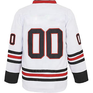 Uniforme de entrenamiento sublimado de la mejor calidad para niños y niñas, jersey de hockey sobre hielo al por mayor de poliéster con diseño personalizado, bordado para jóvenes - Product Image 3