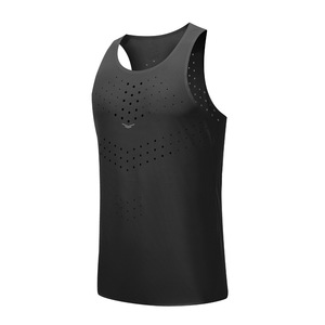 <b>Men's</b> Singlet Bamboo Jersey tank Top for <b>Men</b> Custom <b>Sleeveless</b> <b>Tshirts</b> Organic <b>Mens</b> Shirts Loose Yoga Tank Top - Product Image 3