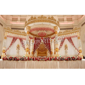 Grand événement de mariage salle de banquet couronne Mandap inspiration cérémonie de mariage Mandap concepteur Mandap décor pour mariage Atlanta - Product Image 1