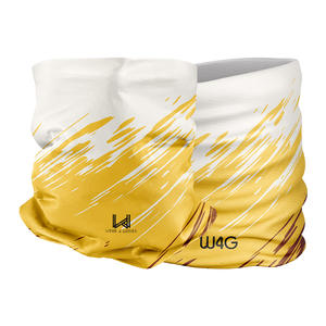 Cache-cou thermique d'hiver unisexe W4G personnalisé, réglable, en acrylique épais tricoté avec broderie 3D, pour sports de plein air et cyclisme - Product Image 1