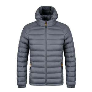 Chaqueta Acolchada Personalizada con Logotipo para Hombre, Chaqueta de Invierno Cálida con Cuello Alto, Diseño Frontal, Cortavientos, Abrigo de Burbuja al por Mayor - Product Image 1