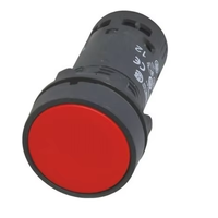 Bouton poussoir monolithique Schneider Harmony XB7 1NO 1NC IP65 22mm en plastique à retour par ressort