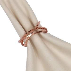 Servilletero de cobre con diseño de calabaza, vajilla decorativa de color oro rosa, a precio barato, última colección - Product Image 3