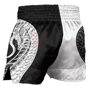 Pantalones Cortos de Boxeo Muay Thai para Hombre, Ligeros, de Poliéster, para Gimnasio, Deportes, Artes Marciales, Kickboxing y Entrenamiento de MMA, Precio al por Mayor - Product Image 6