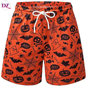 Shorts en polyester à maille solide en gros, taille plus, pour hommes, vintage, respirant, séchage rapide, fermeture à cordon, service OEM, avec poche - Product Image 1