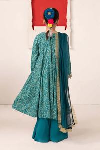 Gilet brodé formel pakistanais longue robe enfants Eid mariage Mehndi événements enfants Lehenga Choli évacuation de l'humidité - Product Image 6