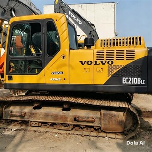 Excavadora de cadenas Volvo EC210BLC usada de 20 toneladas, original, fabricada en Corea del Sur, en Shanghái, en buen estado. - Product Image 3