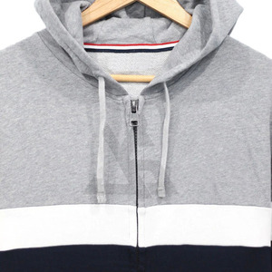 Sudadera con capucha elástica para hombre, con cremallera, duradera, de calidad, precio bajo, hombros caídos, estilo casual, holgada - Product Image 4