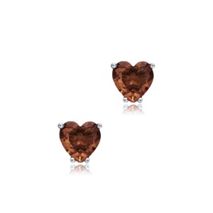 10x10 mm Heart Design Sultanite <b>Stud</b> Earrings Wholesale 925 Sterling <b>Silver</b> Jewelry Turkish Handcrafted - Product Image 3