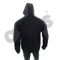 Veste de pluie décontractée pour homme, imperméable, respirante, en polyester, coupe-vent, avec fermeture éclair, imprimée, poches, prix de gros